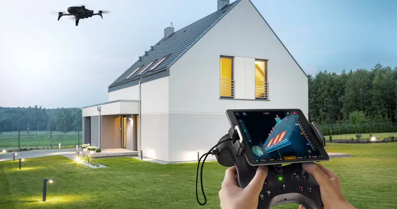 Drönare med värmekamera