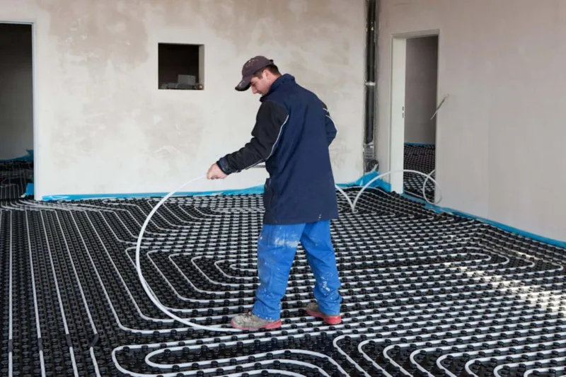 Så installeras vattenburen golvvärme